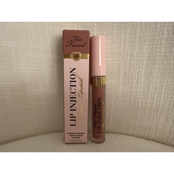 Too Faced Lip Injection Liquid Lipstick Power Plumping ~ SIZE QUEEN ~ 0.10oz/3ml - Picture 1 of 6
